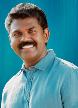 MLA candidate P. V  Sreenijin